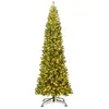 Costway360 cm Arbre de Noël Artificiel Articulé Pré-Éclairé Connecteur...