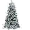 Costway180 cm Sapin de Noël Artificiel Articulé Pré-Éclairé avec 130 B...