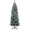 Costway180CM Sapin de Noël Pré-éclairé Arbre Articulé avec 533 Branche...