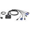 Aten CS22U Switch KVM câble 2 ports USB (Import Royaume Uni)