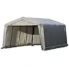 Shelterlogic - acier feuille garage tente 18m² gris 490x370x260 cm