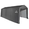 ShelterLogic® Shelterlogic - acier feuille garage tente 18,3m² gris 610x300x240
