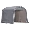 ABRI DE JARDIN SOUPLE GRIS SHELTER LOGIC      240 x 240 cm - 5.76M²