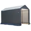 Shelterlogic - acier feuille garage tente 5,4m² gris 300x180x200 cm
