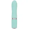 PILLOW TALK Mini-vibromasseur Flirty Vibe With Crystal Bleu foncé