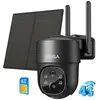 Caméra de surveillance solaire XEGA 4G LTE 2K avec vision nocturne et ...