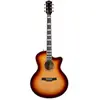 Godin Connaisseur Sunset Burst Maho guitare western électro-acoustique...