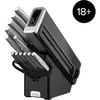 Ensemble de couteaux ninja acier bois acier inoxydable 14 pièces (12 u...