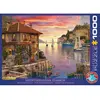 Puzzle Eurographics - Dominic Davison : Port Méditerranéen, 1000 pièces