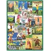 EuroGraphics- Golf Around The World Puzzle, 6000-0933, Coloris Assortis, 48 x 68 cm