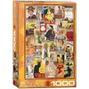 Puzzle Eurographics - Affiches Vintage de Théâtre et Opéra, 1000 pièces