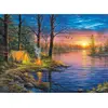 Eurographics Puzzle 1000 pièces : Brume du soir par Abraham Hunter