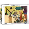 Puzzle Eurographics - Joan Miro : Le champ labouré, 1000 pièces
