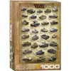 Non communiqué Puzzle Eurographics - Panzer des 2 zweiten Weltkriegs, 1000 pièces
