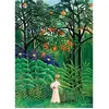 Eurographics Puzzle 1000 pièces : Femme marchant dans une forêt exotique, Henri Rousseau
