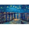Eurographics Puzzle 1000 pièces : Nuit étoilée sur le Rhône, van Gogh