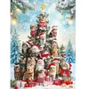 Puzzle 1000 pièces : Sapin de Noël pour chat