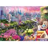Puzzle 1000 pièces : Jardin sur le toit de New York