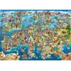 Eurographics Carte Folle de L'Europe