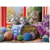 Puzzle Eurographics - Chatons tricotés, 500 pièces XXL