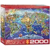 EuroGraphics - 8220-5343 - Puzzle Crazy World - 2000 pièces
