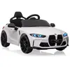 BALOVEBY Voiture Électrique Enfant 12V Blanc Sous Licence BMW M4 avec ...