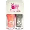 Suncoat Girl Duo BFF Buddies : 2 vernis à ongles à eau : Corail et Gris