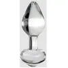 Plug Anal Transparent en Verre Icicles N°44
