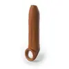 Pipedream Fantasy X-Tensions Elite Uncut W. Strap Gaines pour pénis Tan 16,5 cm