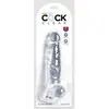 Gode avec Testicules 20,3 cm King Cock Clear