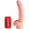 Pipedream Gode avec Testicules 25,4 cm Triple Density King Cock Plus 3D