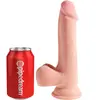 Pipedream Gode avec Testicules 19 cm Triple Density King Cock Plus 3D