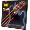 Jeu de cordes guitare basse DR Neon Medium orange NOB45