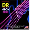 Jeu de cordes guitare électrique DR Neon Medium rose NPE10 10-46