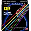 DR String MCA-12 Multi-Color Jeu de cordes pour guitare acoustique