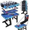 HLC Table Multi Jeux 5 en 1 Pliante-Billard-Babyfoot de Table-Basketball 103.4*57.5*72cm Pliable