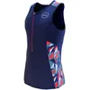 Zone3 Maillot Sans Manches Activate Plus Zinc Burst XS