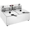 Friteuse Electrique Double avec Minuterie 2 x 5 Litres