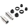 Axial Threaded Shock, Cap & Collar Set (2) SCX6 : Ensemble de Body, Casquette et Collier (2), AXI253000, Multicolore