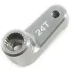 Bras Servo Aluminium, 24T:Baja Rey