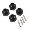 LOSI 20mm Wheel Hexes and Pins BLK 4 Super Baja Rey LOS252077 Parts