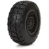 ECX - Electrix RC FF/RR Premount Tire: 1/18 4WD Torment (2)
