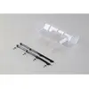 Polycarbonate Wing, Pre Cut,Clear: 8/E/T 4.0