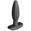 ElectraStim Silicone Noir Plug Anal Rocker Butt Small 1ut