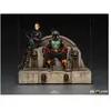 Iron Studios Figurine - Star Wars Le Mandalorien - Boba Fett & Fennec 1/10