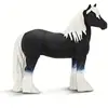 Safari Ltd Etalon Gypsy Vanner 12.4cm | Figurine Cheval | Jouet Animal de Ferme | Non Toxique et sans BPA | Convient aux Enfants de 3 Ans et Plus