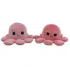 Animal en peluche de Poulpe Réversible Doux 20cm-Rose