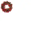 Couronne De Baies Décoration De Noel Multicolore K1