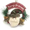 Couronne De Poupée Pendentif Anneau En Rotin Décoration De Noel Multic...