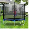 HOMEMIYN 8FT ø 244 cm Trampoline de Jardin Enfants et Adultes Jeux d'E...